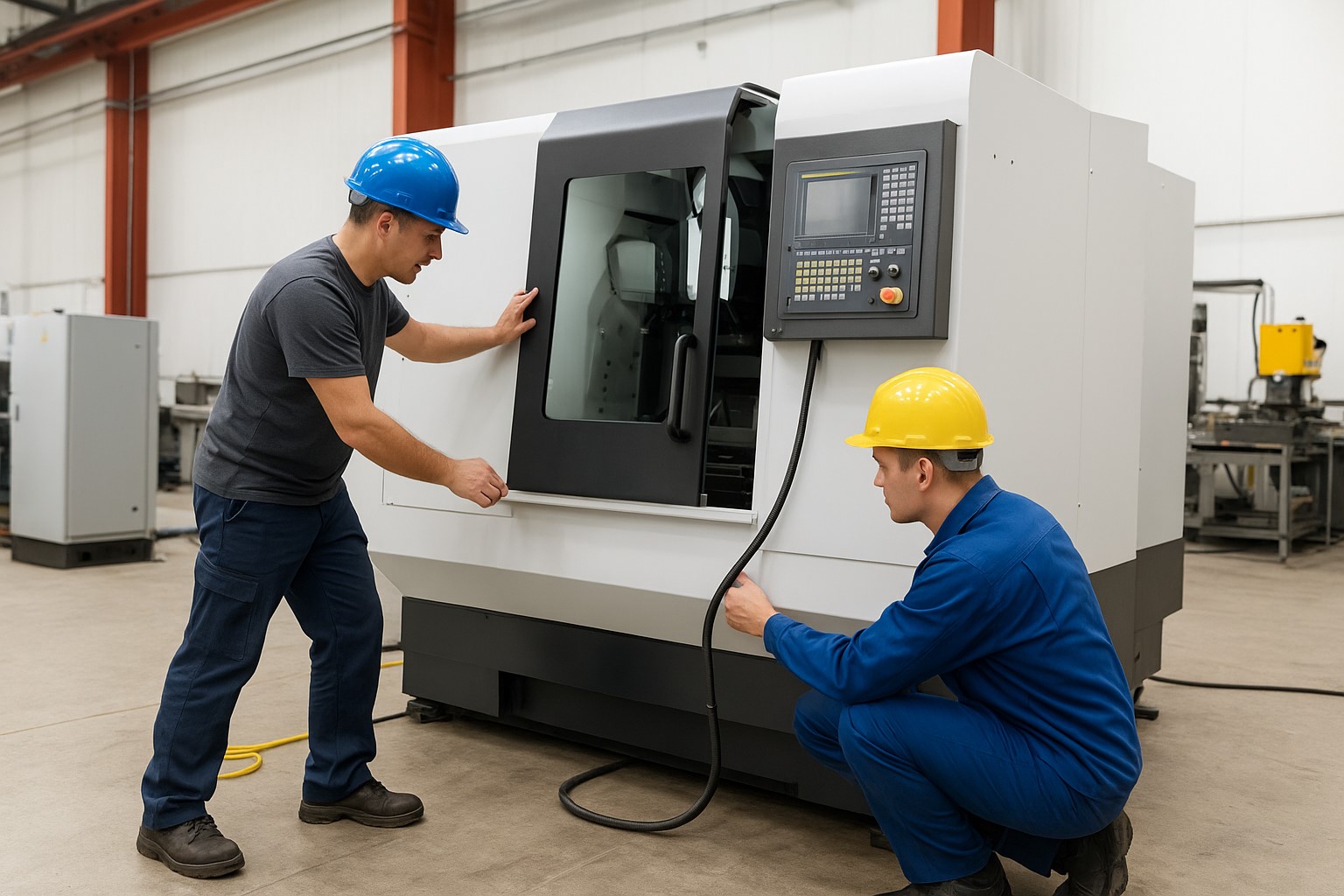 Installation de la machine au bon endroit